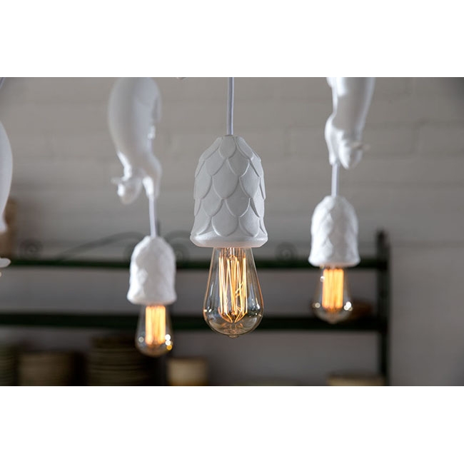 意大利Karman Sherwood et Robin Pendant squirrel 瓷松鼠吊灯