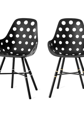 荷兰Sander Mulder黑色椅子Giro chair/Double chair创意设计进口