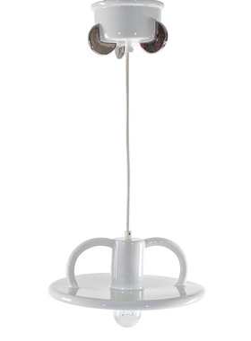 意大利Memphis 白色陶瓷吊灯 Santa Monica Pendant创意设计进口