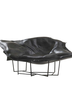 意大利进口正版 Poliform意式皮革休闲椅 Wallace 单人沙发云朵椅