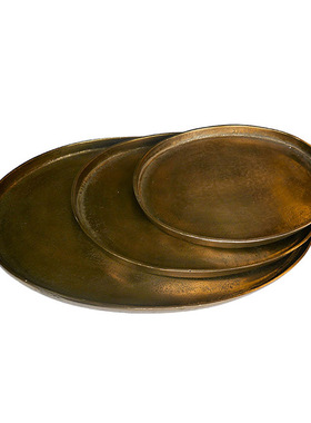荷兰Pols Potten Oval Antique Brass Trays 椭圆古董黄铜托盘