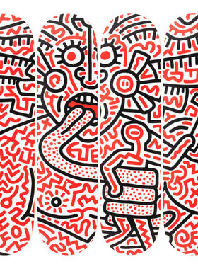 比利时The Skateroom装饰滑板Keith HARING Man and Medusa美杜莎