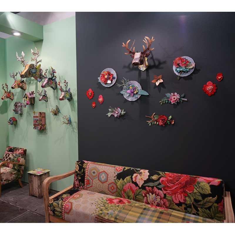 意大利MIHO 新品 花朵墙饰 多尺寸 拼插花朵墙面装饰15款花色可选