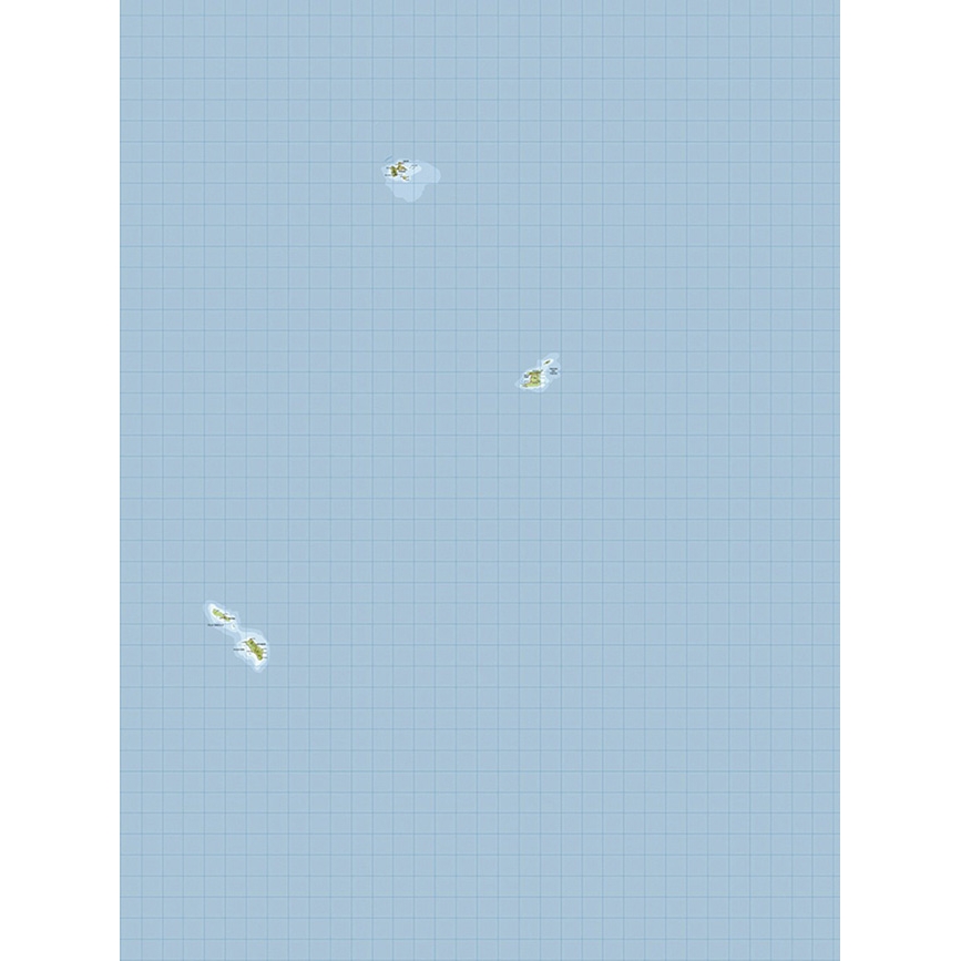 法国Moustache Wallpaper Isola 海洋小岛地图壁纸 进口