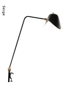 法国 Serge Mouille Two swivels Agrafée 桌灯 台灯 双转动
