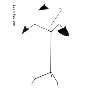 法国 Editions Serge Mouille Standing lamp 3 arms 落地灯