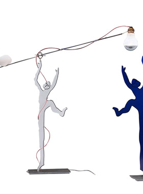 德国Ingo Maurer 站立形象台灯 Ru Ku Ku Table Lamp With Figure