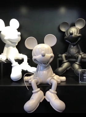 法国Leblon Delienne 迪士尼米奇雕塑装饰艺术品摆件收藏公仔48cm