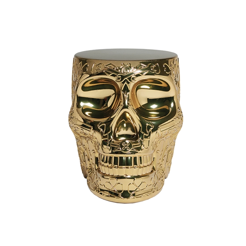 意大利Qeeboo Mexico Stool Sidetable 墨西哥头骨边几茶几边桌