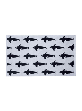 英国 Anorak Towels 鲸鱼系列洗脸巾毛巾浴巾浴垫