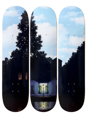比利时The Skateroom装饰滑板René MAGRITTE勒内马格利特 光帝国