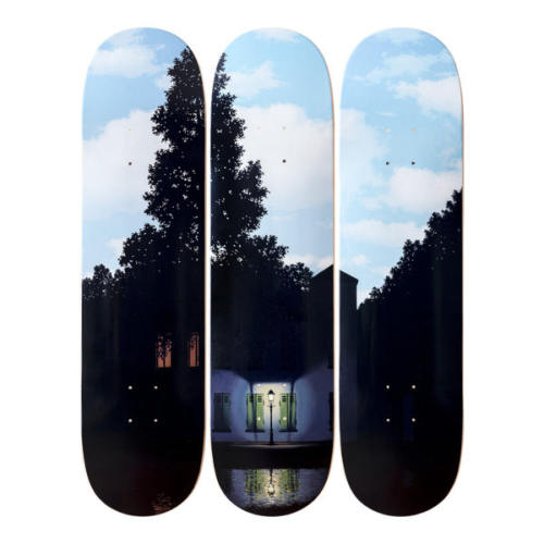 比利时The Skateroom装饰滑板René MAGRITTE勒内马格利特 光帝国