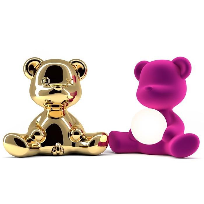意大利Qeeboo Teddy Boy Lamp 泰迪熊台灯 多色可选 可充电
