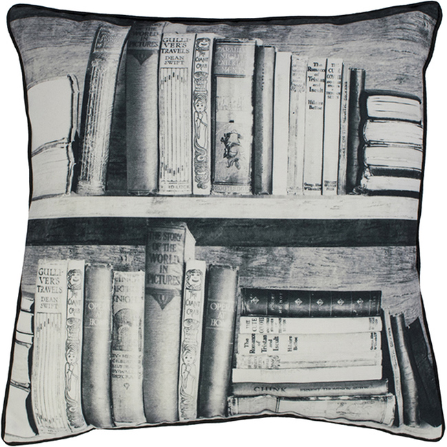 英国Mineheart Photocopy Bookshelf cushion 书架抱枕靠垫影印