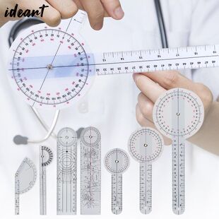 医用关节肢体角度尺子骨科尺测量塑料量角器康复评估工具医学生