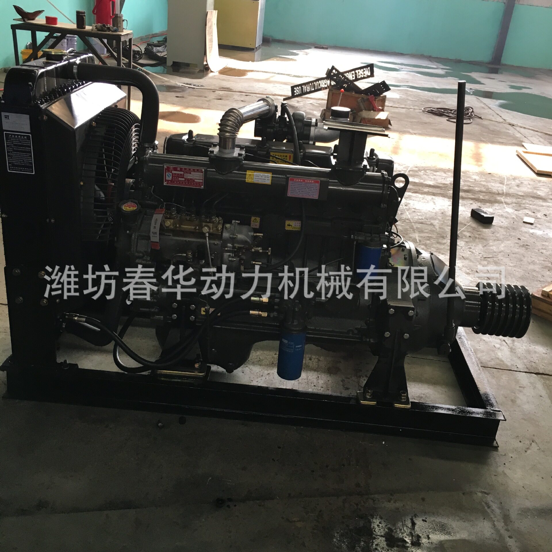 92KW粉碎机用潍柴R6105AZP柴油机