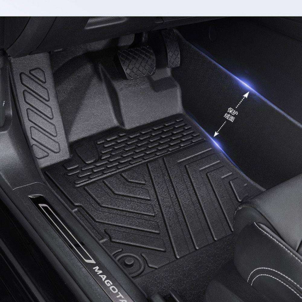 红旗tpe围汽车脚垫红旗H5/HS5/H6/E-QM5/HS3/H9脚踏垫厂供应链