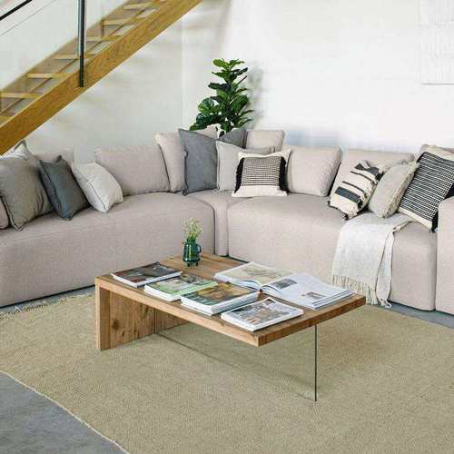 北欧实木亚克力悬浮茶几家用客厅日式小户型茶台飘窗榻榻米小桌子