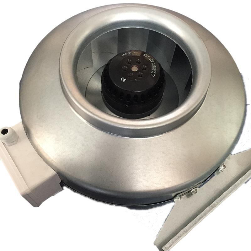 专业生产高品质圆形管道风机，GDF外观烤漆精美室内循环风机