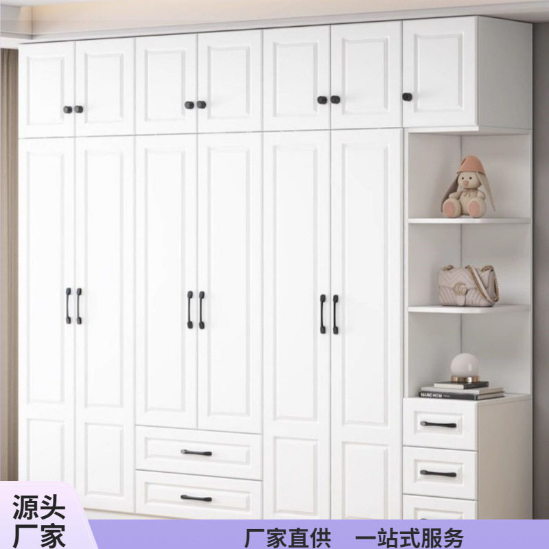 全实木简易组装欧式衣柜