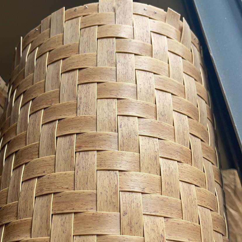 仿真竹席吊顶竹席阻燃防火草席茅草塑料竹席景观吊顶吊顶装饰