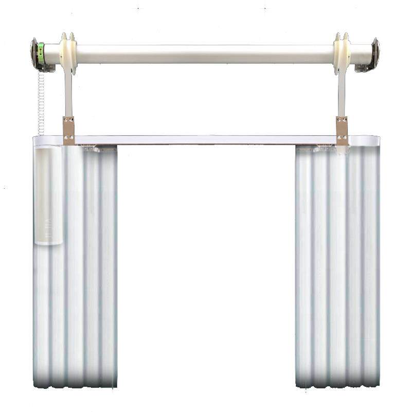 电动升降窗帘别墅复式楼高窗落地窗升降开合智能语音控制上下升降