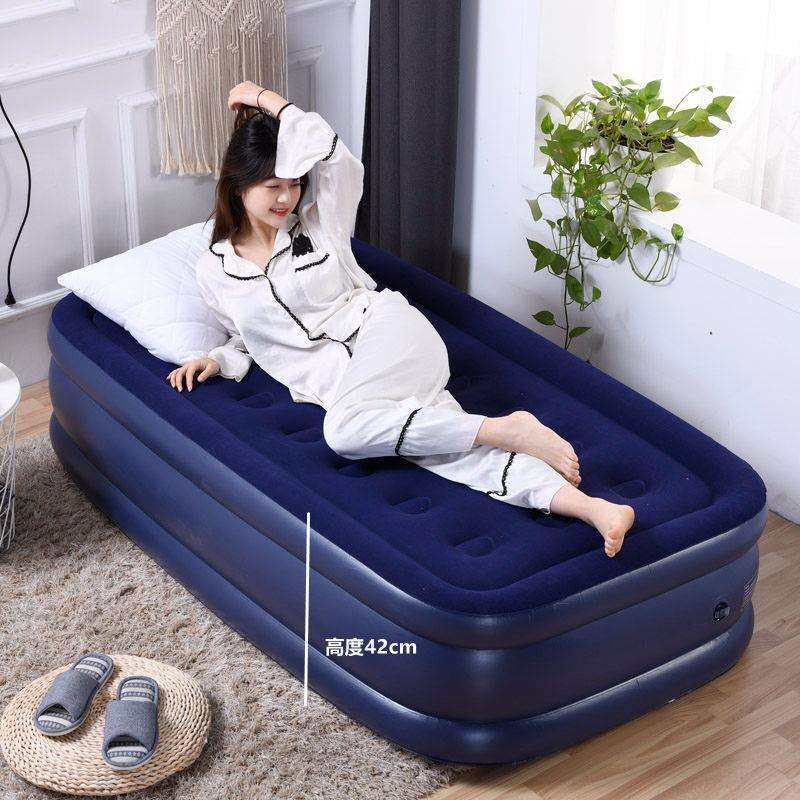 加高气垫床家用单人打地铺午休加厚充气床垫双人折叠神器冲气床