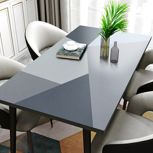 新品 轻奢高级感皮革桌布防水防油免洗防烫长方形餐桌面茶几垫现代
