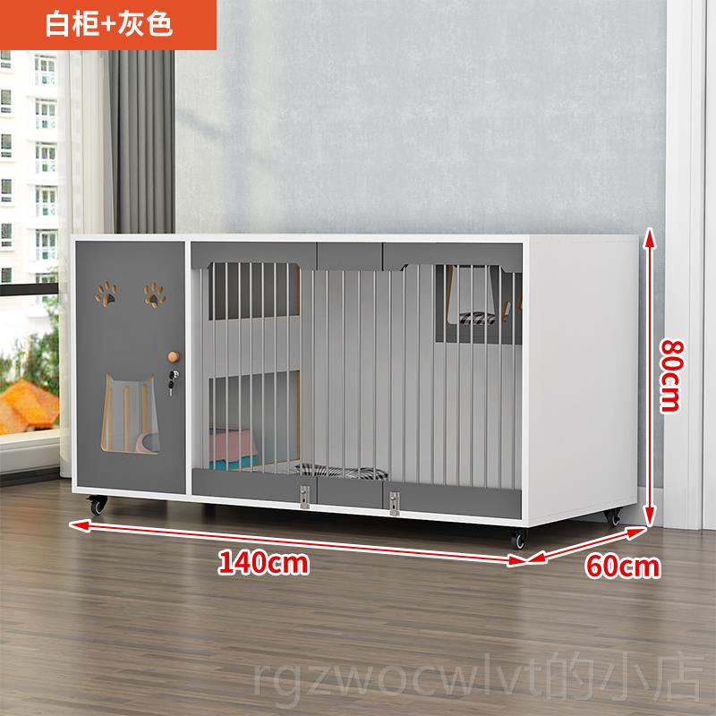 新款猫别墅实猫木超大空间豪华猫子宠笼物店舍屋家猫用室内猫窝猫