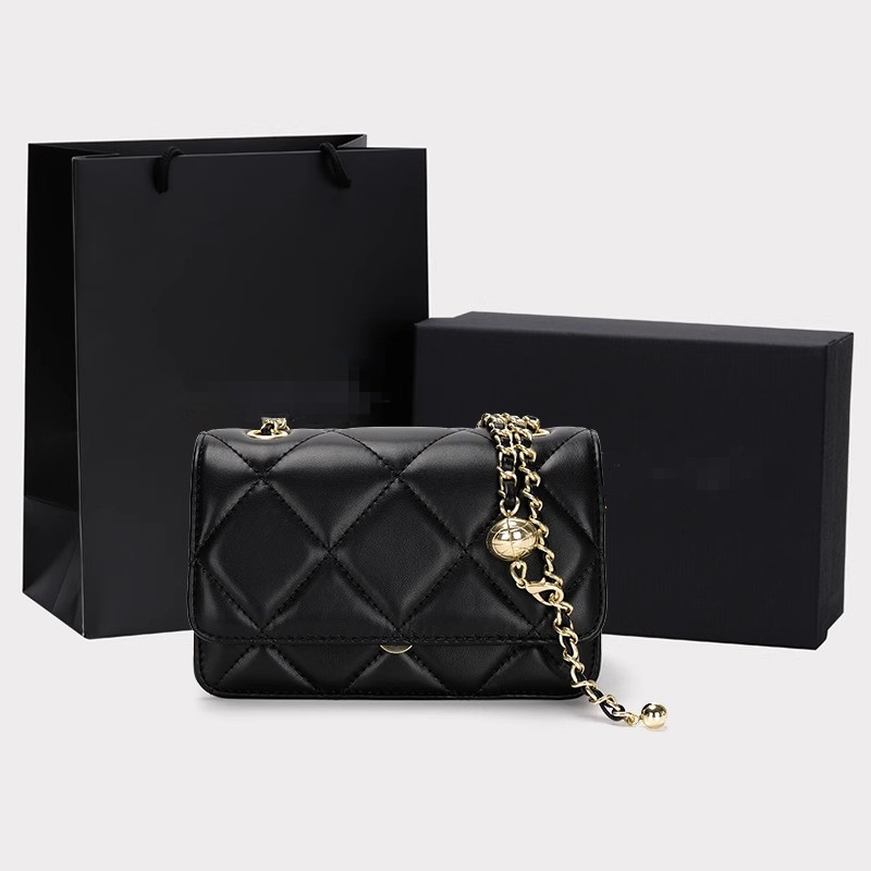 小香风转运珠金球链条包单肩斜挎