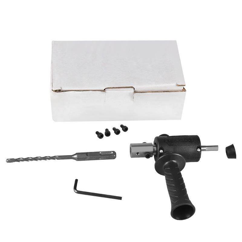 电钻变电锤转换头器夹头便携四方改装配件手冲击钻电式电动工具多