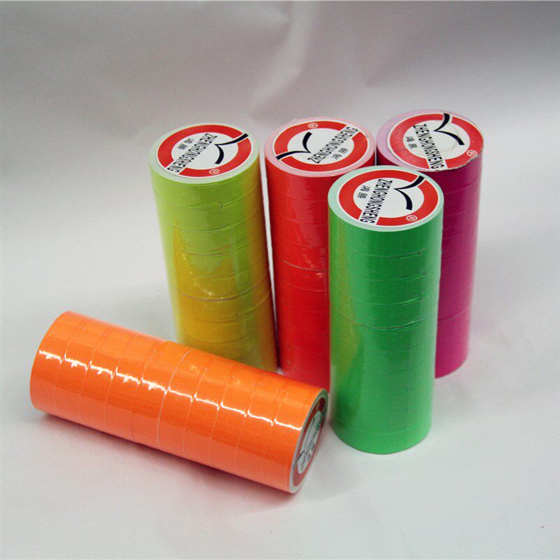 双排 6600彩色打价纸 打价机专用纸 彩色标价纸 不干胶标价签