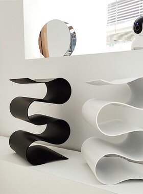 秘密卡车几何家居置物架收纳架S型酒架书架民宿咖啡馆装饰摆件