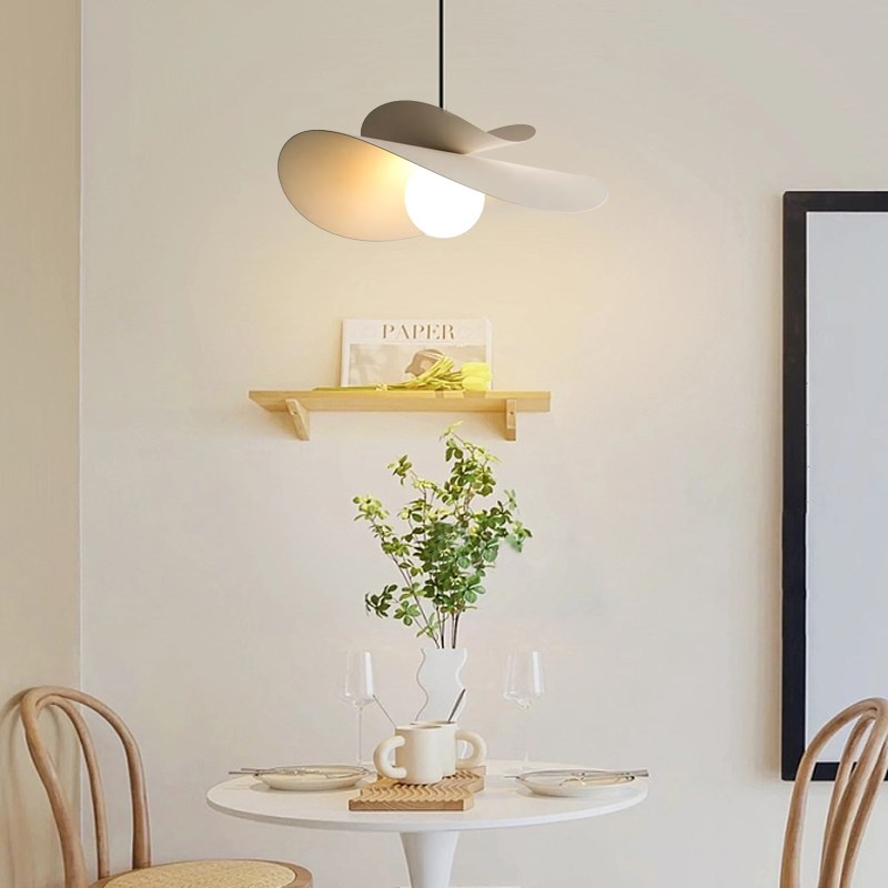 奶油风轻奢奶茶店个性创意温柔吊灯餐厅吧台咖啡厅小吊灯法式卧室