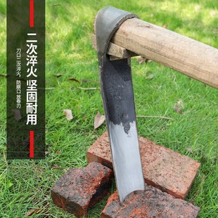 开荒锄头农用挖地开山刨地户外挖药兰花耐用加厚全钢老式条锄农具