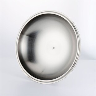 海豚式大蜂窝炒锅定制无烟不粘饭店家用多功能不锈钢炒锅38CM40CM