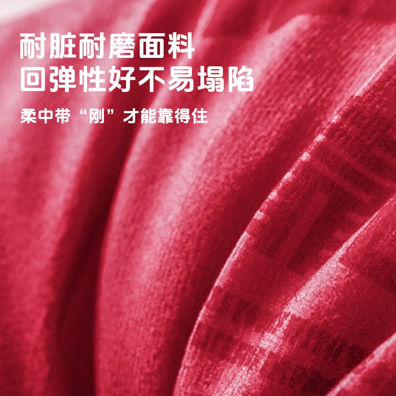 喜庆新年布置氛围客厅沙发靠垫新中式红色创意礼物靠山抱枕可定制