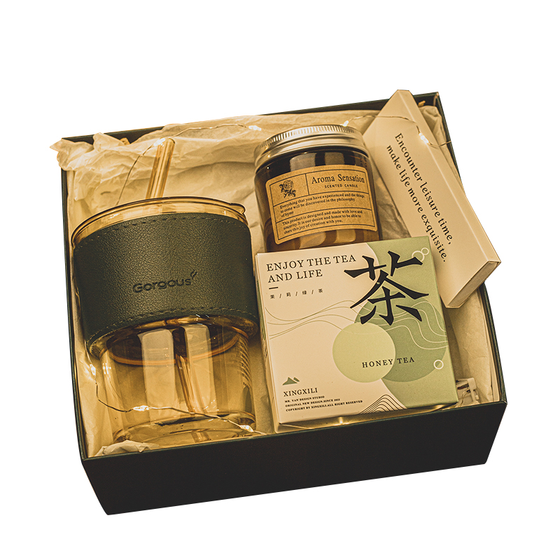 香薰蜡烛礼盒送老师员工给幼儿园端午节实用的伴手礼礼物毕业杯子