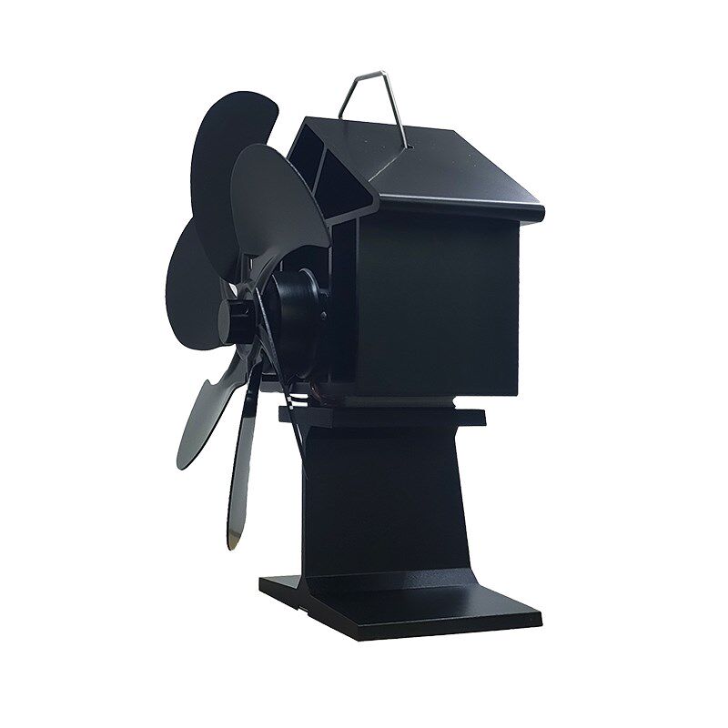 壁炉风扇柴火炉风扇户铸铁炉余热发电温差扇热动力木6叶热能风扇