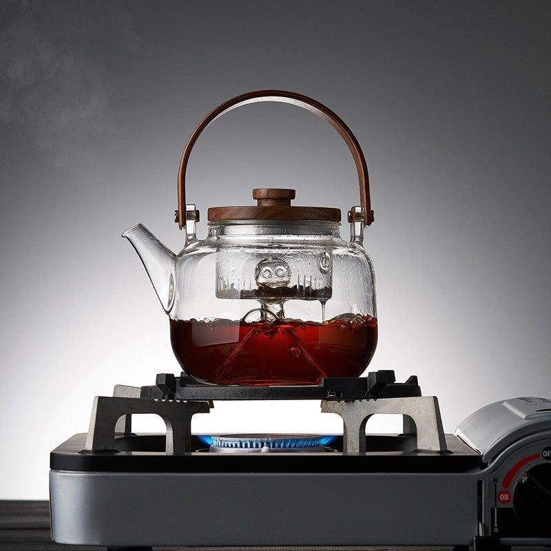 耐热玻璃煮茶器煮茶壶蒸茶壶泡茶壶黑茶普洱蒸茶器提梁壶功夫茶具,餐饮具,茶壶,淘宝优惠券,粉丝福利购,淘宝优惠卷
