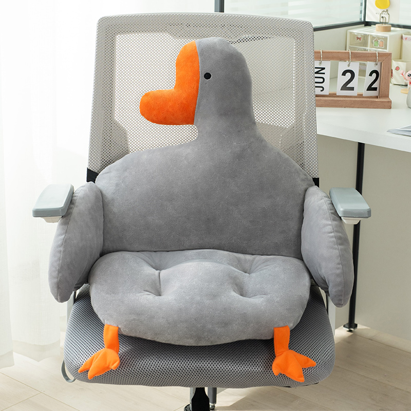 学生宿舍椅子坐垫靠垫一体办公室久坐家用电脑椅垫带靠背屁股屁垫