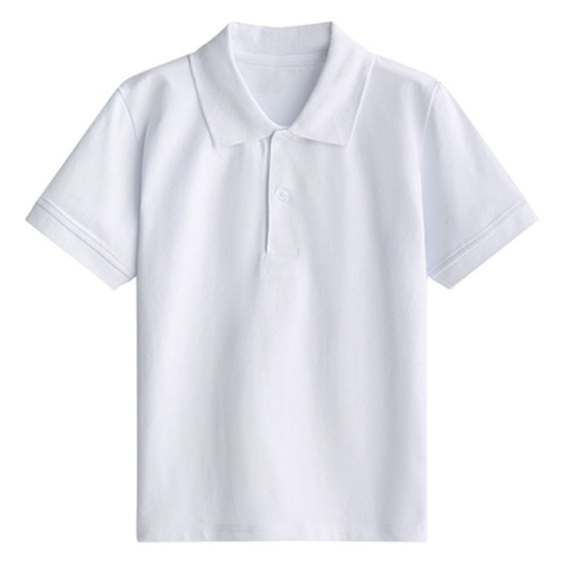 中小学生校服夏季男女藏青白色翻领短袖T恤儿童polo衫中大童班服,童装/婴儿装/亲子装,校服/园服,淘宝优惠券,粉丝福利购,淘宝优惠卷