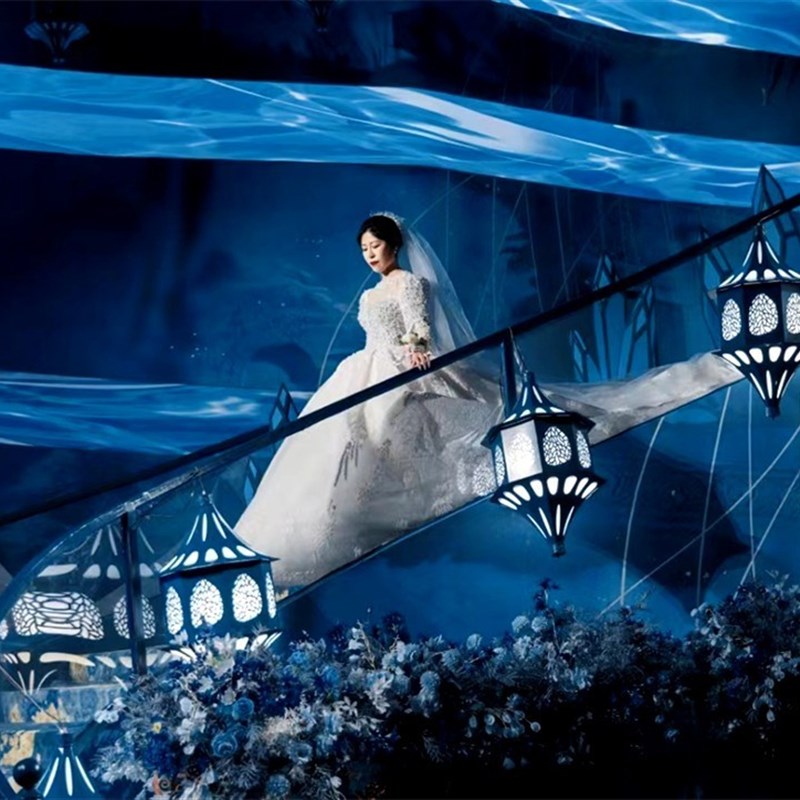 婚庆道具酒店婚礼堂海洋系吊顶挂件铁艺星空系宴会厅装饰吊顶挂件