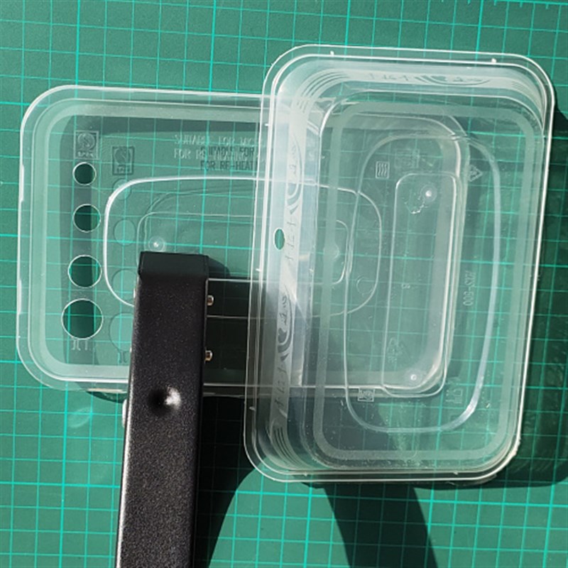 餐盒餐盖奶茶杯盖打孔器纸箱打孔钳外卖盒打洞机运输盒薄塑料开孔