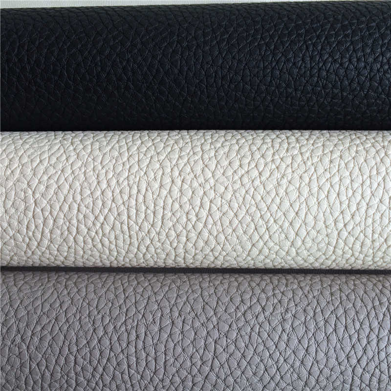 PU皮革面料人造皮料沙发装饰软包硬包箱包门工程装修用料大荔枝纹