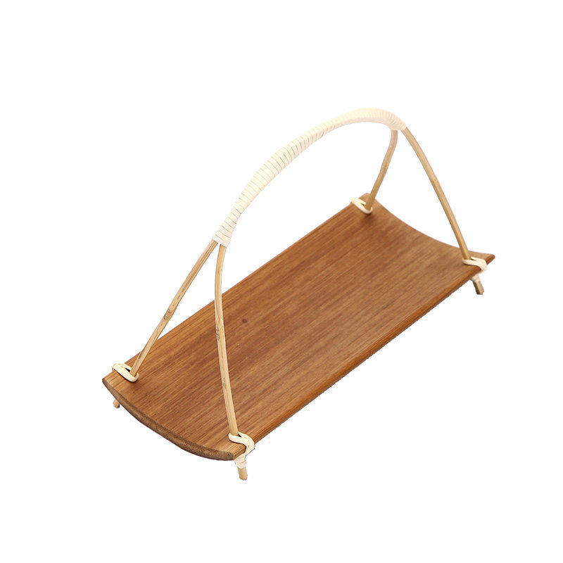 竹制品手工竹制日式毛巾托提手篮茶道点心盘复古茶点盘迷你干果盘,特色手工艺,竹编/竹雕,淘宝优惠券,粉丝福利购,淘宝优惠卷