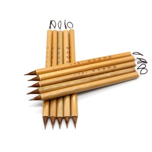 文耀笔庄 传统狼毫鸡距笔 中小楷入门临摹抄经短锋笔描经小楷毛笔