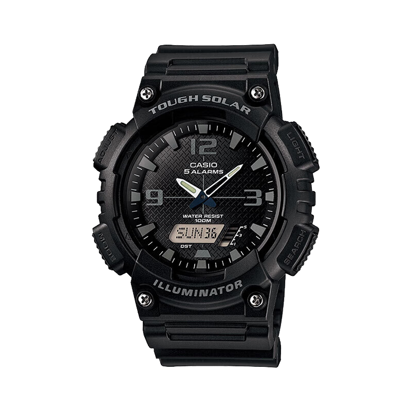 卡西欧手表男学生款gshook电子初高中生塑胶石英手表AQ-S810W-1A3