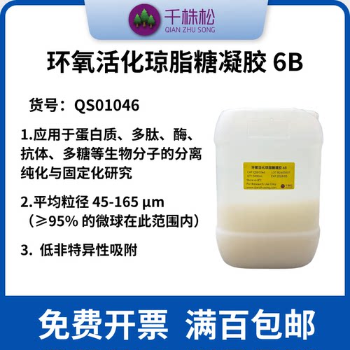Epoxy-Activated Agarose Beads 6B 环氧活化琼脂糖凝胶 6B