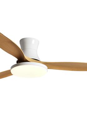 H北欧简约客厅餐厅风扇卧室灯变频吸顶电一扇灯客厅吊顶吊体扇灯